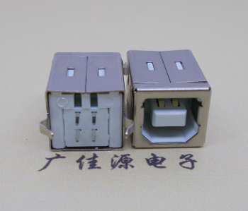 麻涌镇USB BF180度母座 打印机接口 立式直插带赛