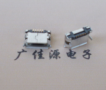 麻涌镇Micro USB卷口 B型(无柱）插板脚间距6.4普通端子