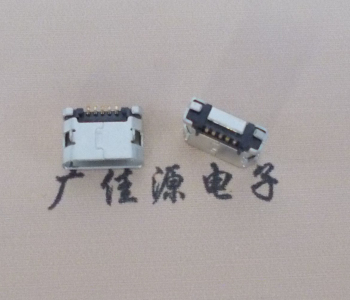 麻涌镇MICRO USB接口 90度卧式母座 插板有柱直边