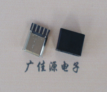 麻涌镇麦克-迈克 接口USB5p焊线母座 带胶外套 连接器
