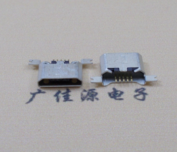 麻涌镇MK USB B Type 沉板0.9母座后两脚SMT口不卷边