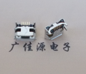麻涌镇Micro USB母座牛角间距7.2x6.6mm加长端子定位柱