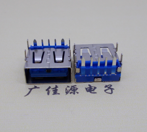 麻涌镇 USB5安大电流母座 OPPO蓝色胶芯,快速充电接口
