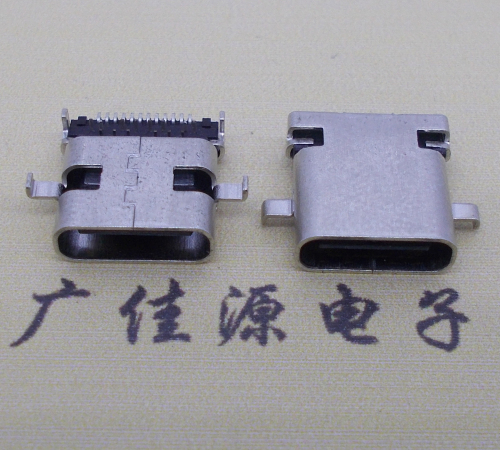 麻涌镇卧式type-c24p母座沉板1.1mm前插后贴连接器