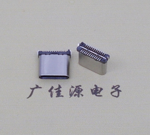 麻涌镇USB TYPE-C接口短体24P公头立式贴板高度H=8.0mm 高速数据传输快充电款